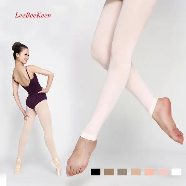 Abbigliamento da palco Collant da ballo latino/salsa da donna Ballerina Luccicante Ragazze Collant modellante brillante Linea sul cavallo rinforzata e resistente