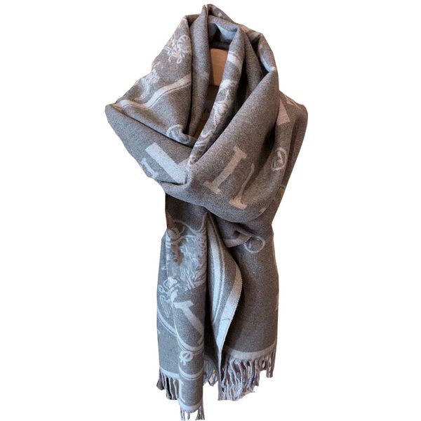 Top cachecol de caxemira cachecol de designer feminino cachecol masculino e feminino outono e inverno cachecóis xale echarpe de luxo macio grosso quente lenços mais vendidos 2024 novo h 180x70cm