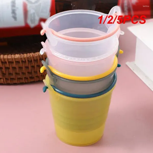 Tumblers 1/2 / 5pcs barril de vinho pequeno aproximadamente 6,5 / 6,5cm resistente e durável brilhante como um espelho fácil de limpar suprimentos domésticos portáteis