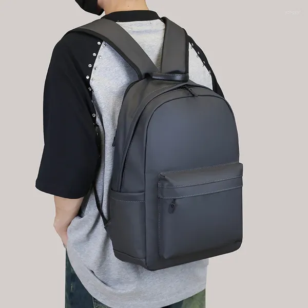 Mochila masculina 15.6 Polegada mochilas masculinas mochila para homens moda tendência escola faculdade saco casual simples viagem estudante volta packs