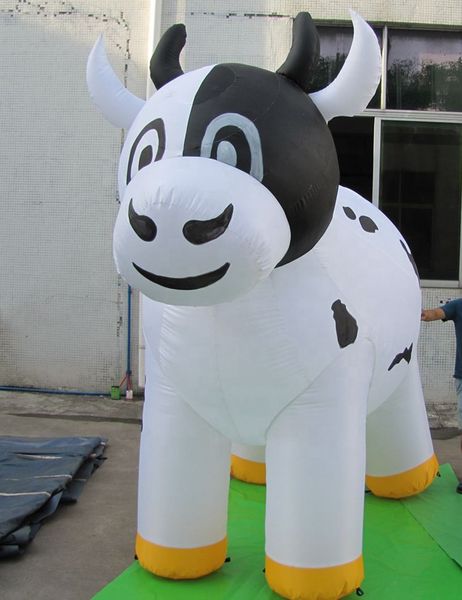 Großhandel Custom Oxford riesige aufblasbare Milchkuh Rinder Replik Modell Farm Promotion Werbung 001