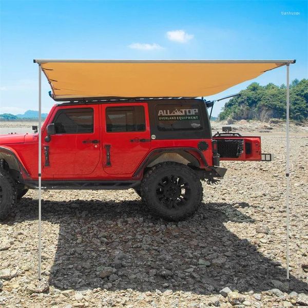 Tende e pensiline Tettoia per veicoli portatile Tenda parasole per 1-2 persone 2 2,5 m Viaggio in campeggio 4X4 Lato auto In vendita