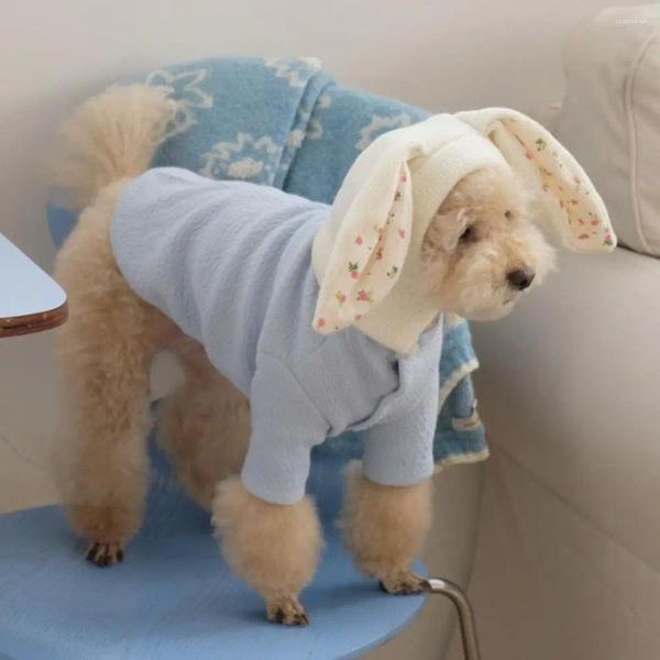 Cão vestuário chapéu para animais de estimação para gatos cães adoráveis ​​orelhas de malha inverno calor conforto headwear clima aconchegante orelha