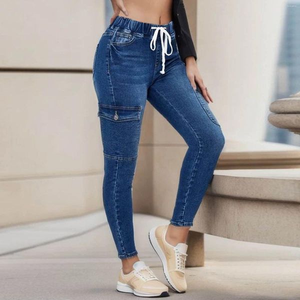 Jeans da donna push up elasticizzati skinny autunno primavera slim fit pantaloni colombiani per donna pantaloni sportivi pantaloni in denim alla moda