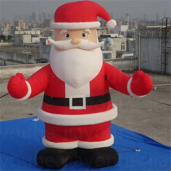 10mH (33 фута) с воздуходувкой для игр на открытом воздухе, индивидуальный декор, надувной шар Санта-Клауса, Деда Мороза для фестиваля