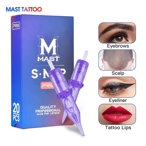 Tattoo Patrone Nadel 20PCS RL Professionelle Einweg Semi-Permanent Augenbrauen Lip Make-Up Nadeln Für Tattoo Maschine Stift 240122