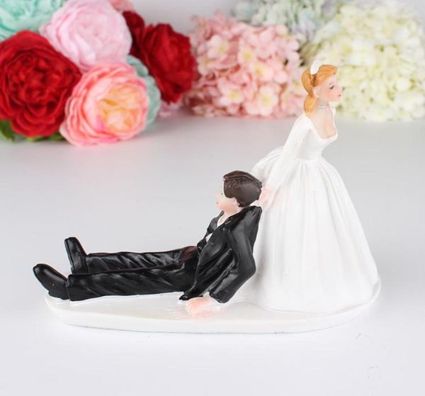 FEIS креативный свадебный торт в западном стиле, свадебные подарки для свадебной пары, подарки из смолы, не могут уйти от жениха, топпер для торта5919250