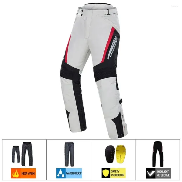 Vestuário de motocicleta Calças impermeáveis ​​Man Racing Suit Wearable Jacket Moto Set com equipamento de proteção EVA