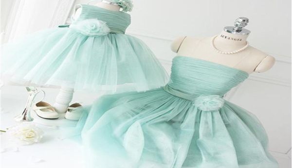 Kleid für Mama und Tochter, Mama und ich, Kleidung, Hochzeit, formelle Schulterfrei, passende Familienoutfits, Übergrößen, Partykleider LJ2011111909603