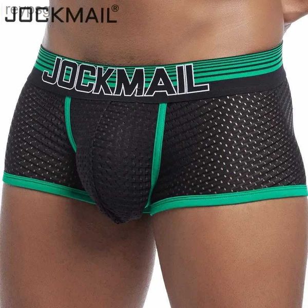 Underpants Jockmail Nuovi uomini sexy biancheria biancheria biancheria bianche