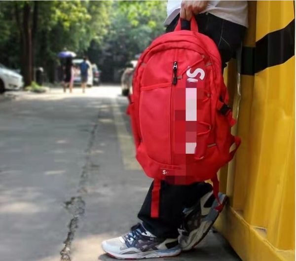 2024s mochila feminina juventude moda maré marca impressão faculdade vento estudante saco de grande capacidade à prova dwaterproof água pacotes ao ar livre