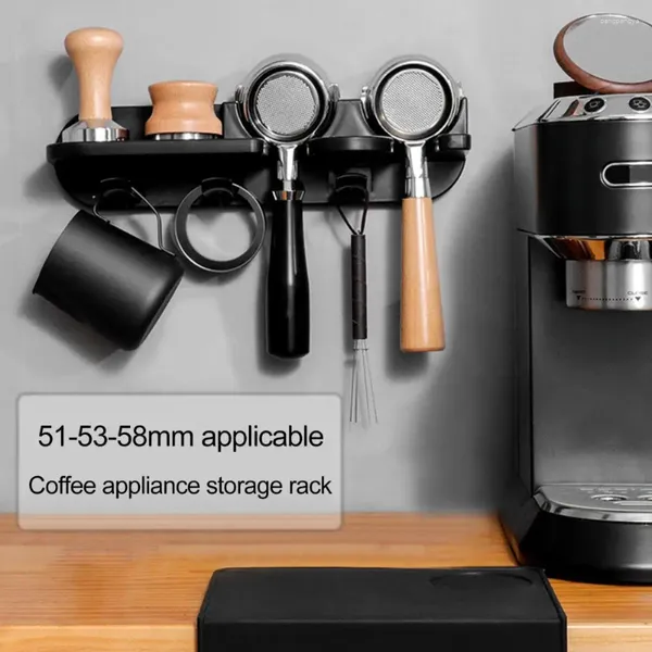 Küche Lagerung Kaffee Griff Rack Große Kapazität Organizer Halter Maker Zubehör Hängen Wand Regal