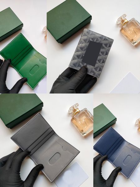 Kredi Kartı Sahipleri Erkekler Orijinal Deri Çanta Tasarımcısı Cüzdan Lüks Deri Küçük Boyut Mini Cüzdan Kadın Moda Sikke Çantaları Çanta Kutu ve Toz Çantası ile Gelir