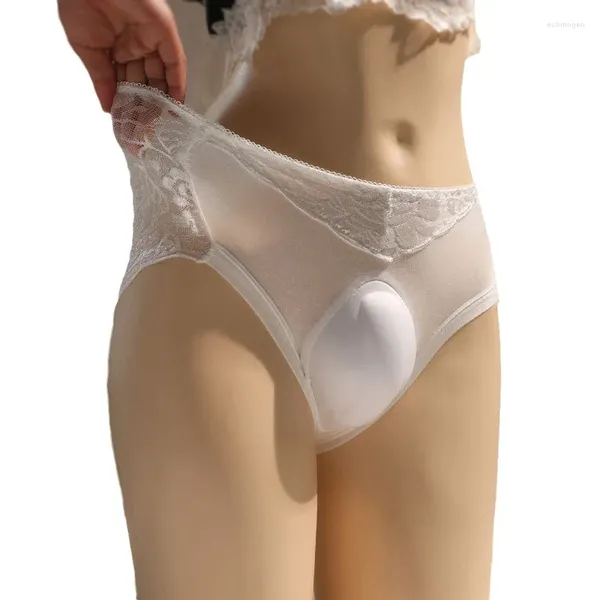 Unterhosen Ankunft 3D Schwamm Cock Cup Herren Spitzenhöschen U Jockstrp Sexy Lareg Größe 7 Farbe Slips Unterwäsche