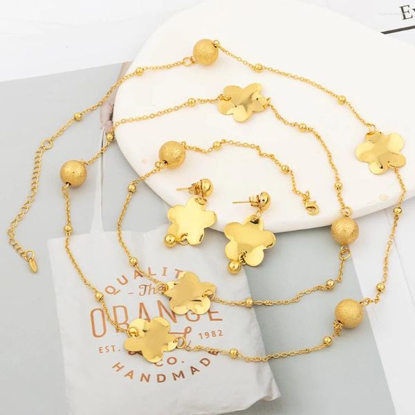 Collana di orecchini set catena di vita del corpo sexy gioielli color oro per le donne paillettes semplici accessori da spiaggia estivi regalo della Boemia