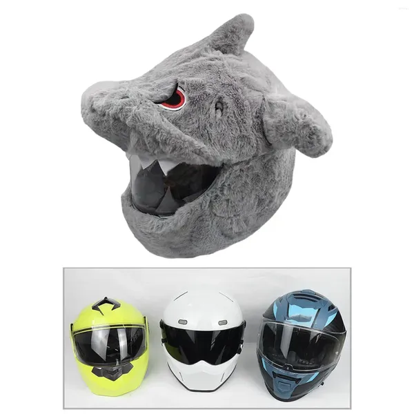 Capacetes de motocicleta Capacete Capa divertida equitação e presentes Moto Gear Dust Cap Quente Bonito Peludo para Homens Adultos Ao Ar Livre