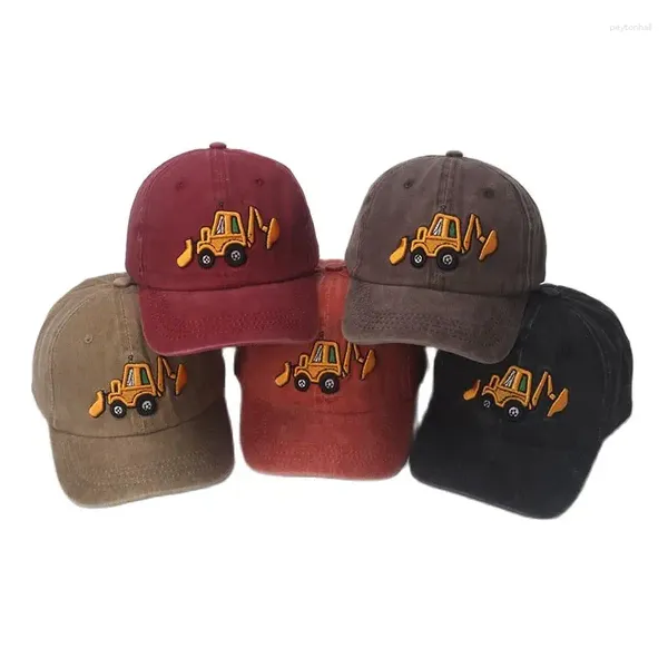 Бейсболки из стираного хлопка, летняя детская кепка для мальчиков и девочек, бейсбольные кепки, детская шляпа от солнца с остроконечным принтом Snapback для детей от 2 до 8 лет