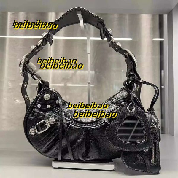 Borse a tracolla Borsa da moto moda Frizione Crossbody Mezza luna Borse a tracolla firmate da donna di lusso Portafogli da uomo Borsa da viaggio vintage in salice 2024