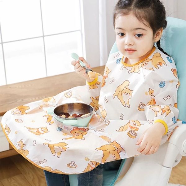 1 pc borns babador mesa capa de cadeira de jantar do bebê vestido à prova dwaterproof água saliva toalha burp avental acessórios alimentação alimentos 240124