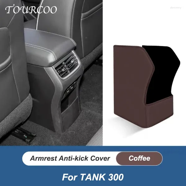 Innenzubehör für Great Wall GWM WEY Tank 300 2024–2024, Rücksitz-Anti-Kick-Pad-Abdeckung, Auto-Styling, Anti-Schmutz-Matte