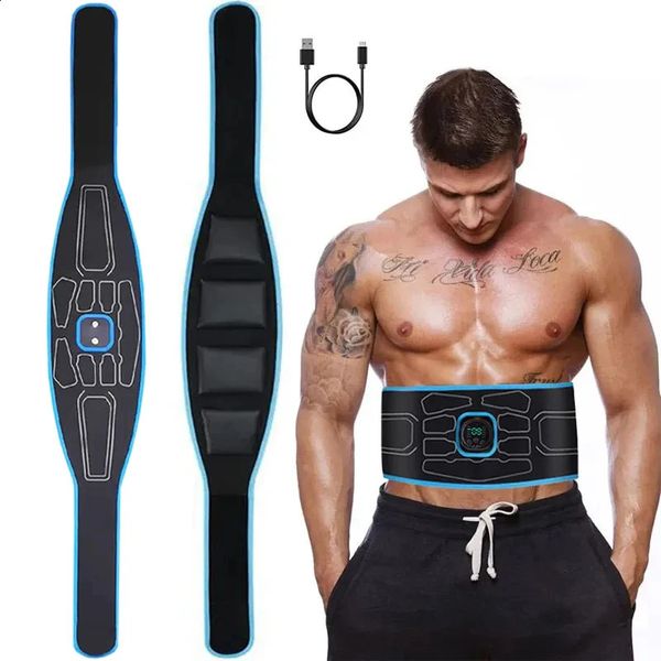 EMS-Muskelstimulator-Toner, Bauchmuskel-Straffungsgürtel, Bauchtrainer, Fitness-Trainingsausrüstung, Gewichtsverlust, Heim-Fitness-Workout-Ausrüstung 240123