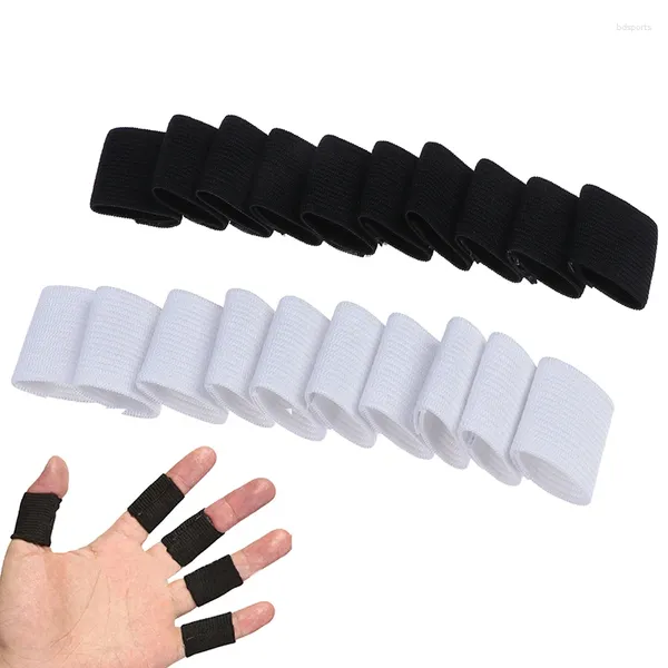Suporte de pulso 10pcs manga de dedo esportes basquete envoltório elástico protetor cinta guarda