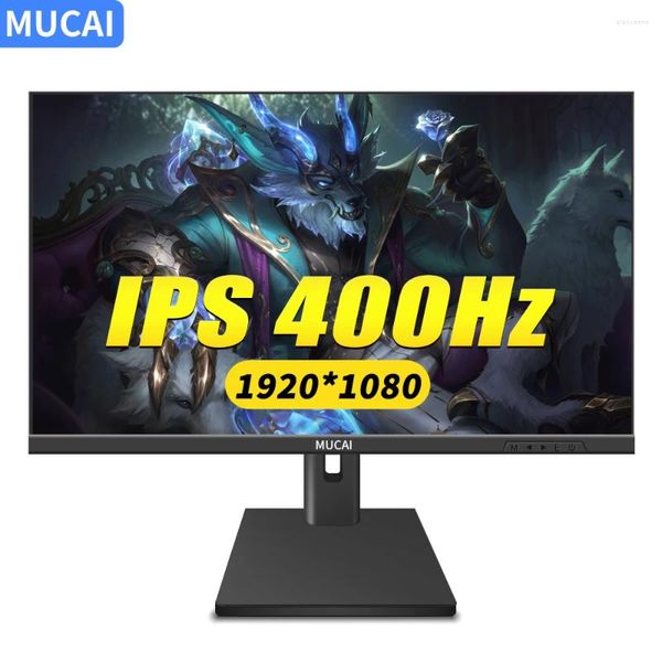 İnç Monitör 400Hz Gaming Gamer WLED IPS Display HD Masaüstü PC Bilgisayar Ekran Düz Panel DP/HDMI Uyumlu/1920 1080