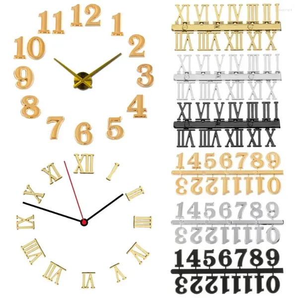 Masa saatleri duvar saati dijital Arapça numarası kuvars gadget onarım araçları sayılar aksesuarlar parçalar değiştirme