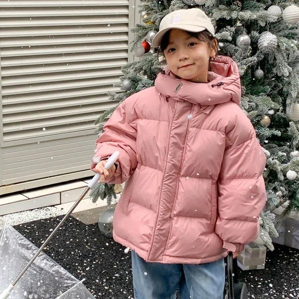 Daunenmantel Koreanische Kinderkleidung Jacke Jungen Und Mädchen Verdicktes Brot Kleiner Kurzer Bequemer Winter