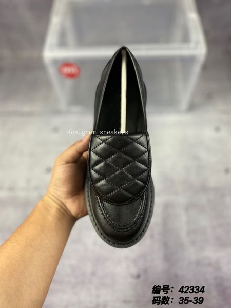 Mulheres de luxo vestido sapatos mocassins sapatos de condução de couro preto casual baixo topo plano festa sapato designer negócios mocassins formais com caixa