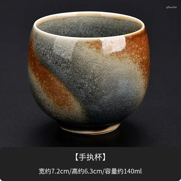 Xícaras de chá de porcelana chinesa cerimônia jingdezhen crackle esmalte cerâmica copo mestre saúde gongfu teaware xícaras de chá