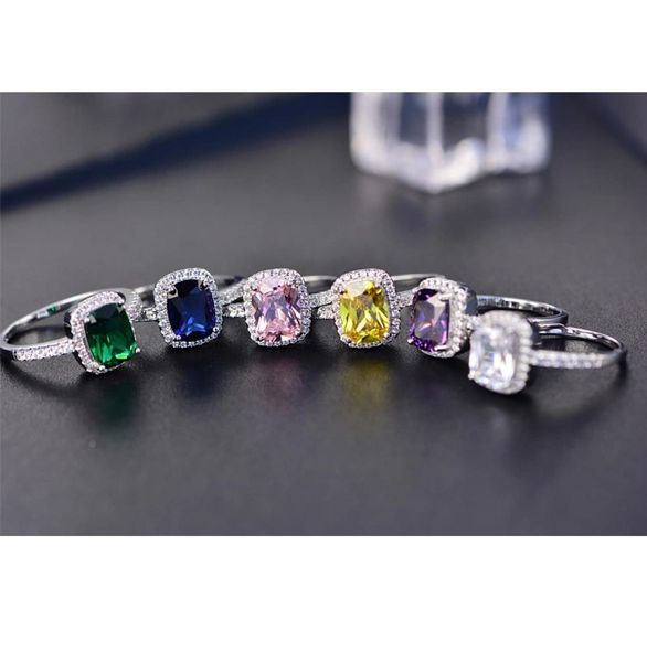 Europeu eua venda moda anéis de banda zircônia clássico festa de casamento anéis de noivado para mulheres meninas 8744141