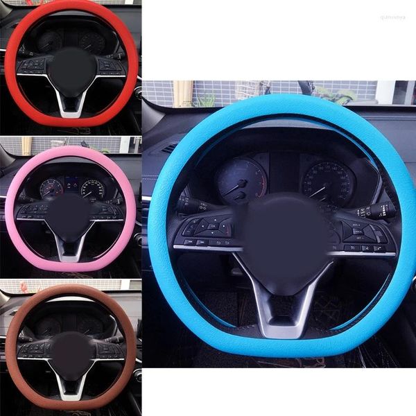 Coprivolante Coprivolante Veicolo Berlina Auto Elastico antiscivolo Interno in pelle Universale Goccia