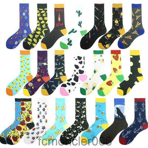 Herren Socken Glücklich Design Lustige Männer Ente Bienen Planet Werkzeug Bier Pizza Obst Meias Weibliche Hochzeit Skarpetki Calcetines Hombre divertidos N137