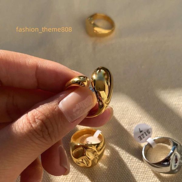 Aretas модные толстые кольца из 18-каратного золота и серебра, ювелирные изделия из нержавеющей стали 316L, не тускнеют, модное массивное смелое женское кольцо с куполом