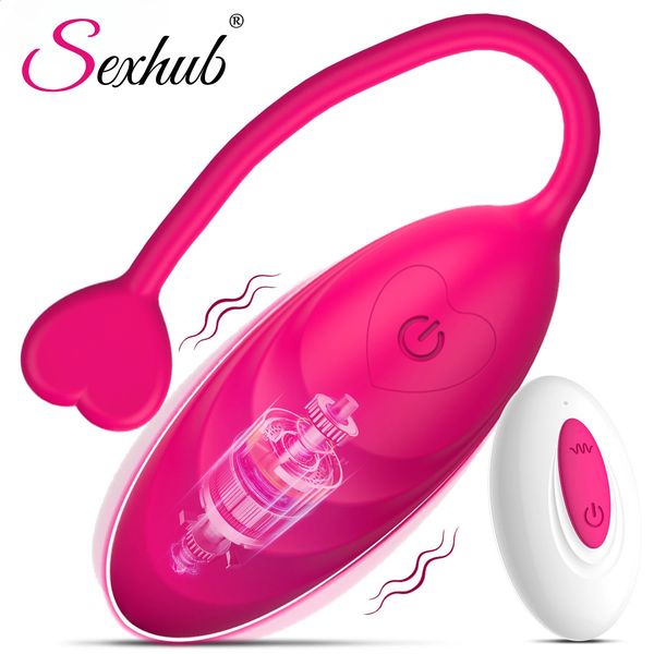 Vibratori a sfera vaginale telecomandati Giocattolo del sesso Figa Masturbatore Kegel Uovo vibrante per donne Stimolazione silenziosa del clitoride Negozio femminile 240202