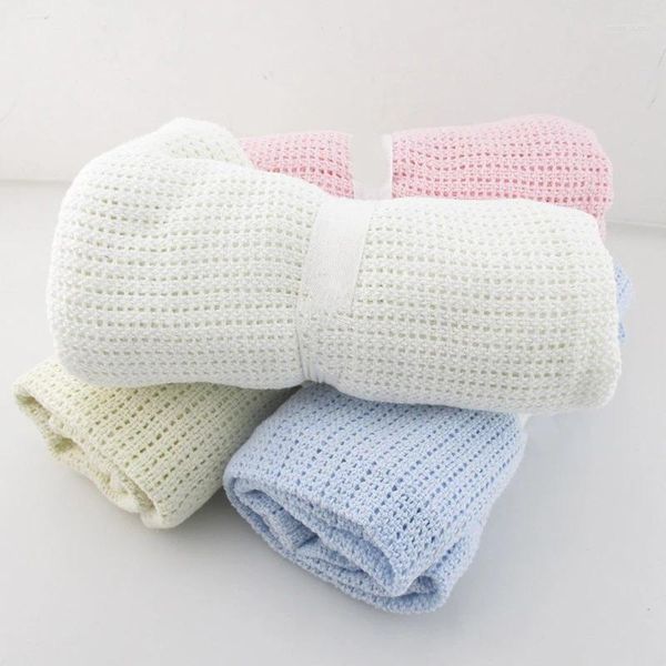 Cobertores bebê lance cobertor algodão super macio crianças mês swaddle infantil envoltório toalha de banho menina menino carrinho de criança capa