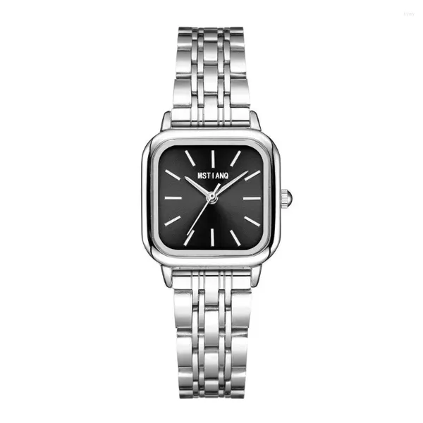 Relógios de pulso 2024 luz relógios de luxo para mulheres nicho high-end de alta aparência versão coreana jovem faculdade estilo quartzo watche