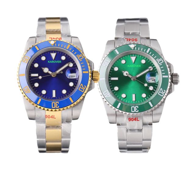 Herrenuhr, Saphirglas, automatische mechanische Uhren, hochwertige Uhren, Keramiklünette, Mädchen-Geschenk, Herrenuhren, 40 mm wasserdicht, Business-Mode, AAA-Armbanduhr