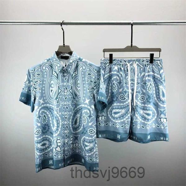 Мужские рубашки с цветочным тигровым принтом, повседневные гавайские рубашки на пуговицах с коротким рукавом, летние пляжные дизайнерские платья M-3xl Qw31 3USS