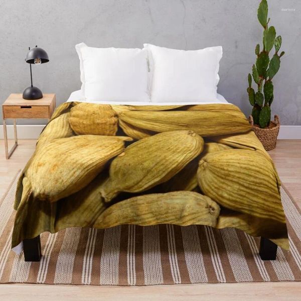 Coperte Coperta con baccelli di cardamomo per neonati carini in inverno