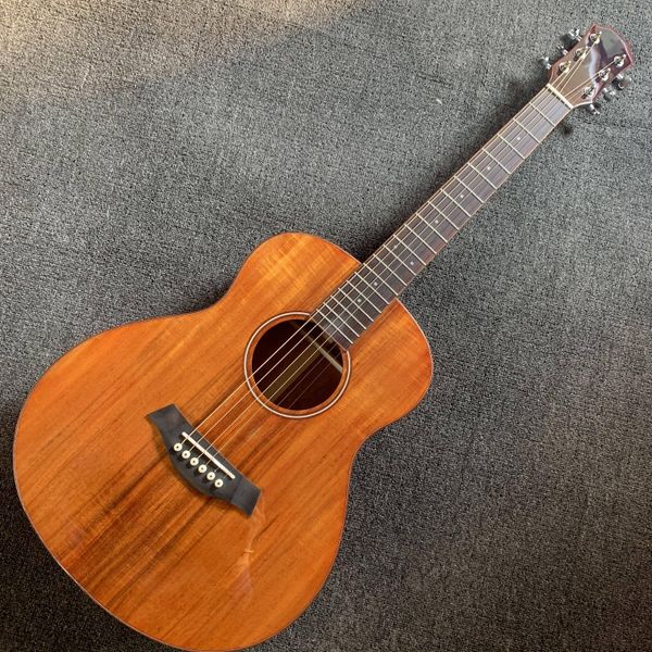 Классическая акустическая гитара 36 дюймов GS MINI 6 струн Sitika еловый шпон KOA задние стороны Палисандр Поддержка накладки на гриф Настройка бесплатная доставка