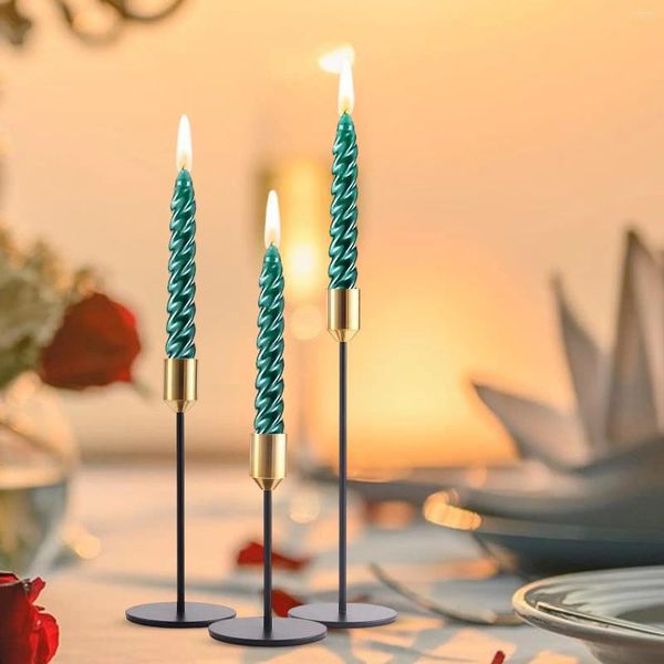 Candle Holders 3x Metal Candlestick Candelabras Taper Farmhouse OrnamentMöbel & Wohnen, Dekoration, Kerzenständer & Kerzenhalter!