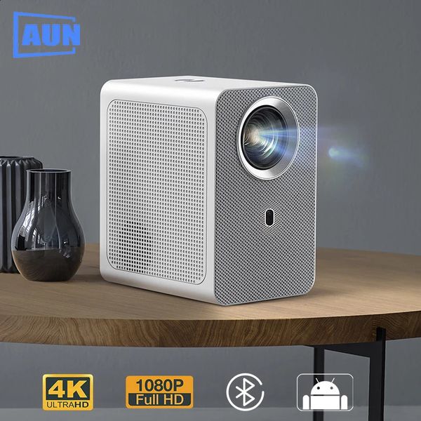 Aun ET50S Mini Projektör Taşınabilir WiFi Android Sineması Tam HD 1080P Ev Sineması 3D Videoprojektör LED 4K TV Beamer Akıllı Telefon 240125