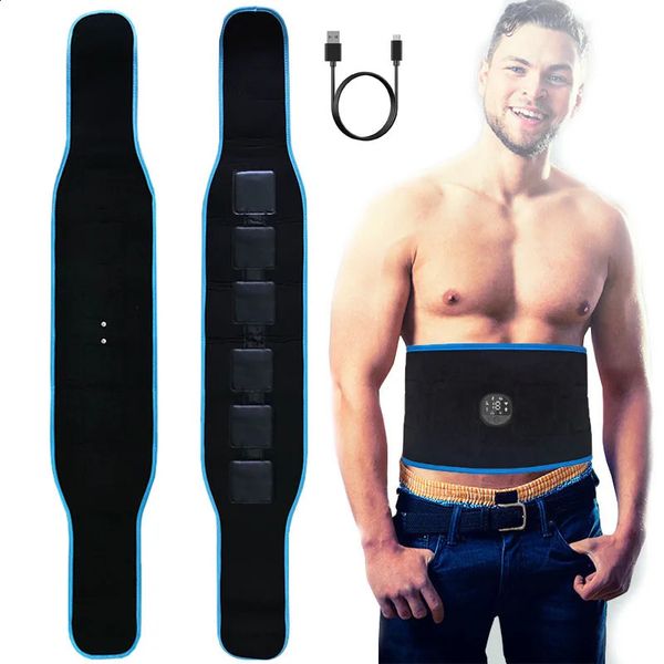 Ems estimulador muscular abdominal tonificação cinto de treinamento de fitness engrenagem cintura ab trainer equipamento de treino corpo emagrecimento para mem mulheres 240123