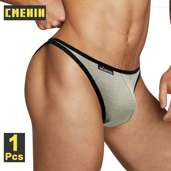 Külot cmenin seksi pamuklu erkekler iç çamaşırı brifing alçak yükseliş buldufting adam bikini jockstrap torbası cuecas külti eşcinsel erkek biftle