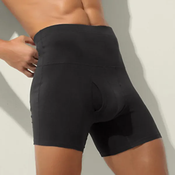 Cuecas de cor pura hip apertado esportes elásticos correndo roupa interior masculina calças de cintura alta sexy verão respirável cuecas macias