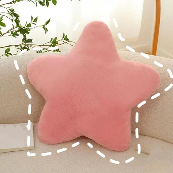 Travesseiro adorável estrela macia forma de pentagrama fofo para sofá cama sofá bonito brinquedo de pelúcia presente namorada