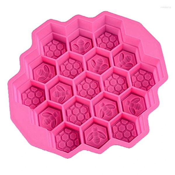 Stampi Da Forno Stampo Per Sapone In Silicone A Nido D'ape Stampo Per Torta A 19 Fori Per La Famiglia O Gli Amici Feste Durevole 30,5 X 28,5 5 Cm