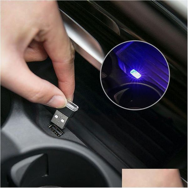 Adesivi per auto Adesivo styling auto Portabicchieri Scatola di immagazzinaggio Luce USB Decorativa per F10 E90 F20 F30 E60 Gt F07 X3 F25 X4 F26 X5 X6 E70 Z4 Dhspz